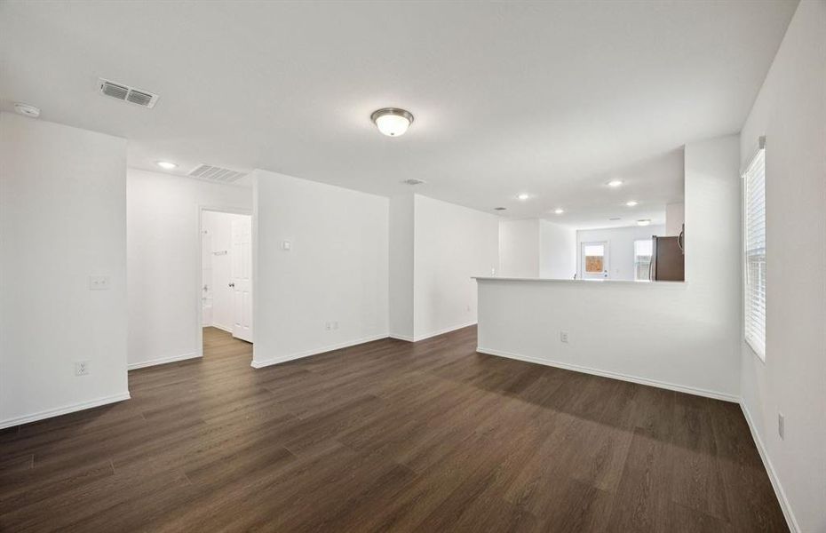 *floorplan representation, not actual home - Gathering room with view of main living areas *floorplan representation, not actual home - Gathering room with view of main living areas