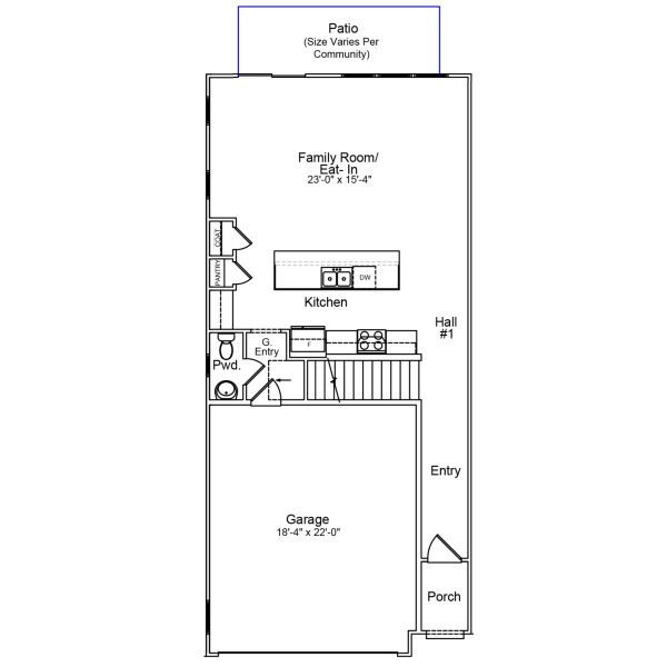2D floor plan layout of this home in Sweetbrier, Durham, NC (Image 1). 2D floor plan layout of this home in Sweetbrier, Durham, NC (Image 1).