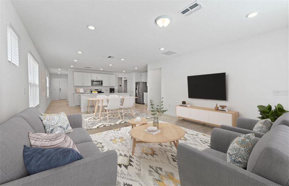 Furnished interior view inside a new home in Spencer Glen, Riverview (Image 4).