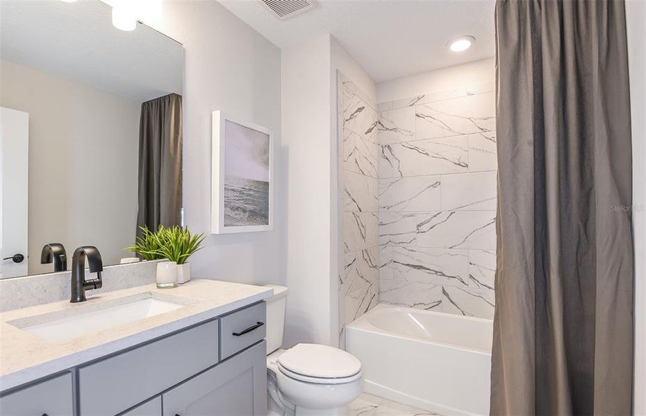 Furnished interior view inside a new home in Del Webb River Reserve, Spring Hill (Image 9). Furnished interior view inside a new home in Del Webb River Reserve, Spring Hill (Image 9).