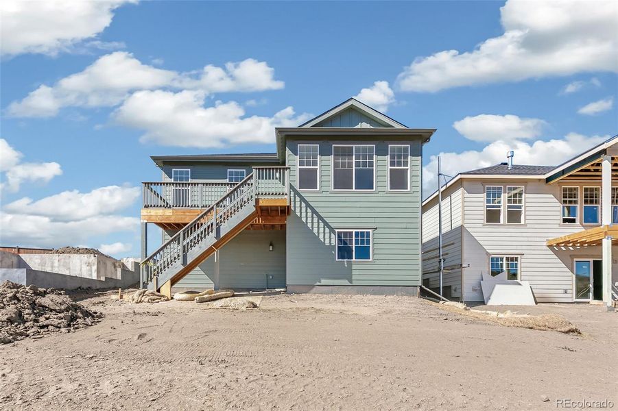 Exterior details and patio area of a home in Terrain Oak Valley, Castle Rock (Image 18).