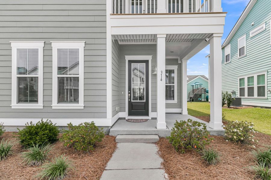 Exterior details and patio area of a home in Carnes Crossroads, Summerville (Image 33). Exterior details and patio area of a home in Carnes Crossroads, Summerville (Image 33).