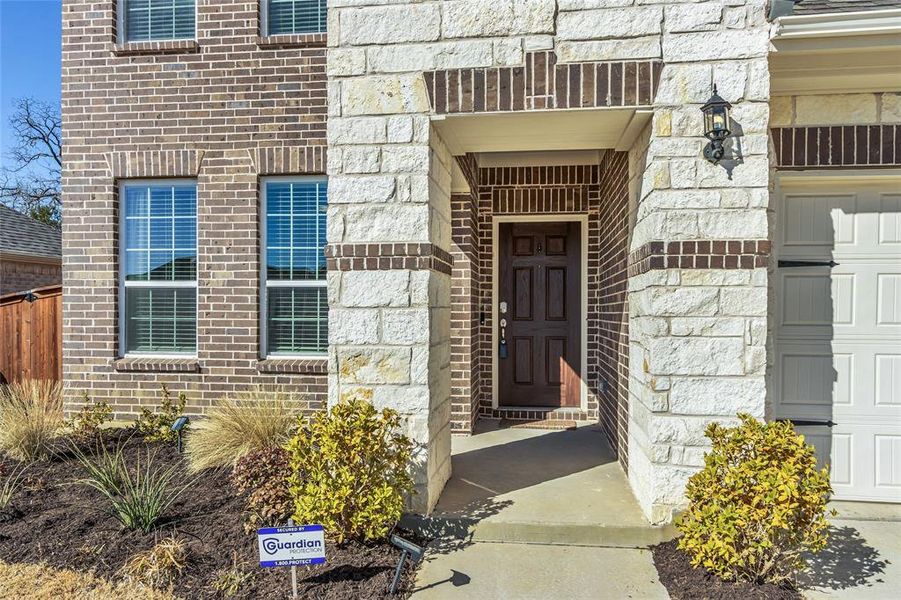 Exterior details and patio area of a home in , Fort Worth (Image 3). Exterior details and patio area of a home in , Fort Worth (Image 3).