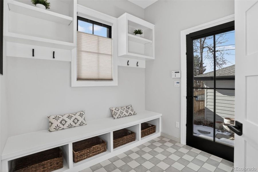 Mud Room on Main Floor with access to garage