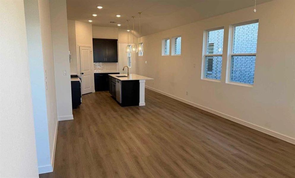 Open Kitchen-Dining Room Construction Progress