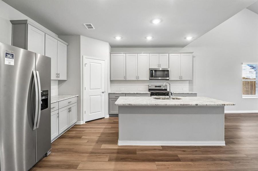 Photo is not of the actual home, but is an inspirational photo of builder’s model home and may depict options, furnishings, and/or decorator features that are not included.