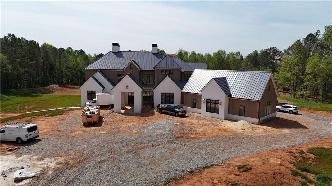 In-progress construction of a new home in , Milton, GA (Image 26).