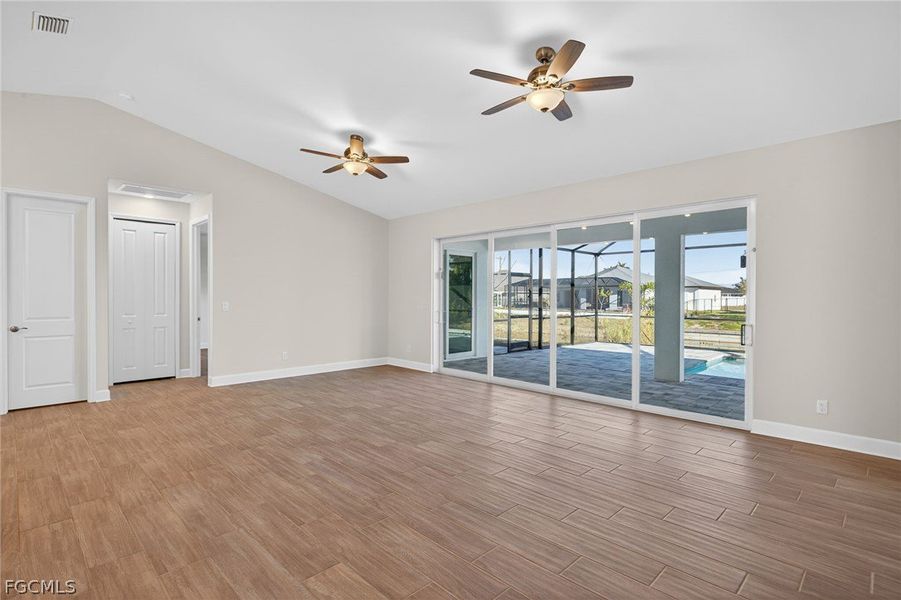 Spacious, unfurnished interior of a new home in Cape Coral, Cape Coral (Image 21). Spacious, unfurnished interior of a new home in Cape Coral, Cape Coral (Image 21).