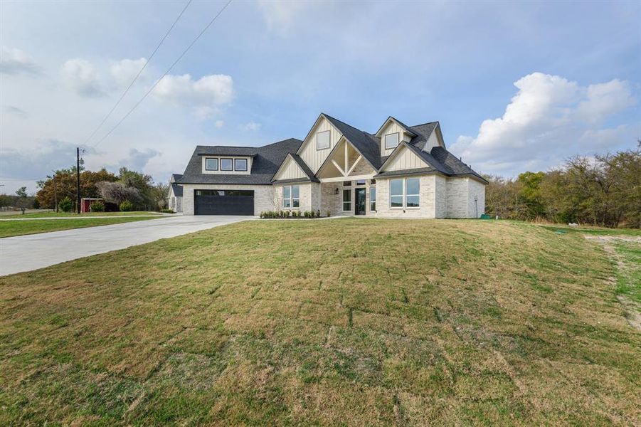 Front exterior of a new home in , Terrell, TX, highlighting curb appeal (Image 22).