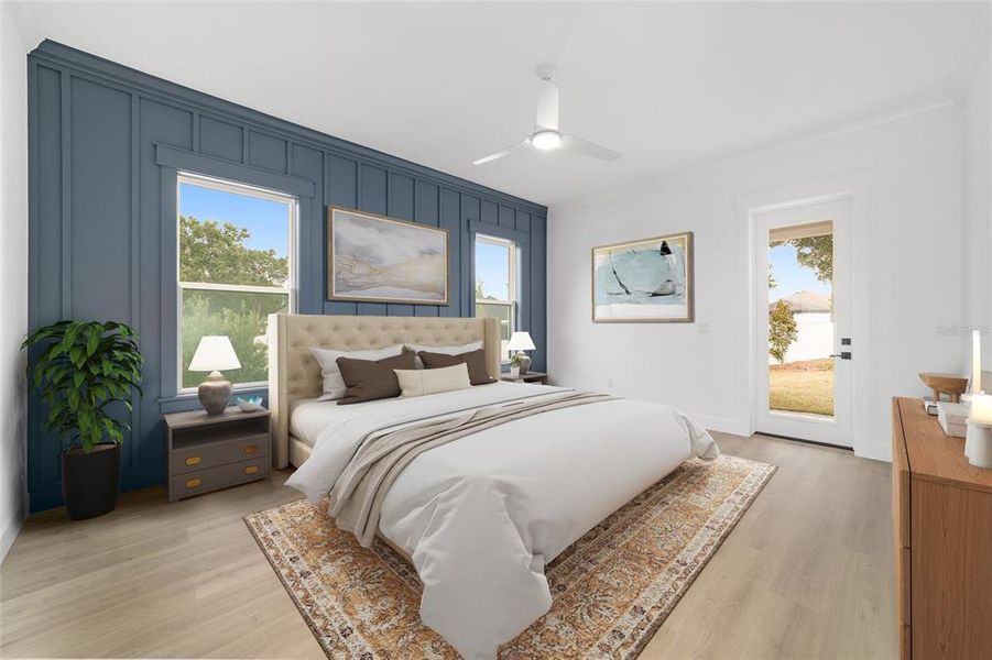Furnished interior view inside a new home in , Ocala (Image 18).