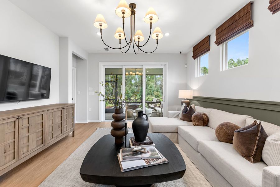Representative furnished interior of a home built from the Hallmark by Del Webb in Del Webb Ocean Isle Beach, Shallotte (Image 16). Representative furnished interior of a home built from the Hallmark by Del Webb in Del Webb Ocean Isle Beach, Shallotte (Image 16).