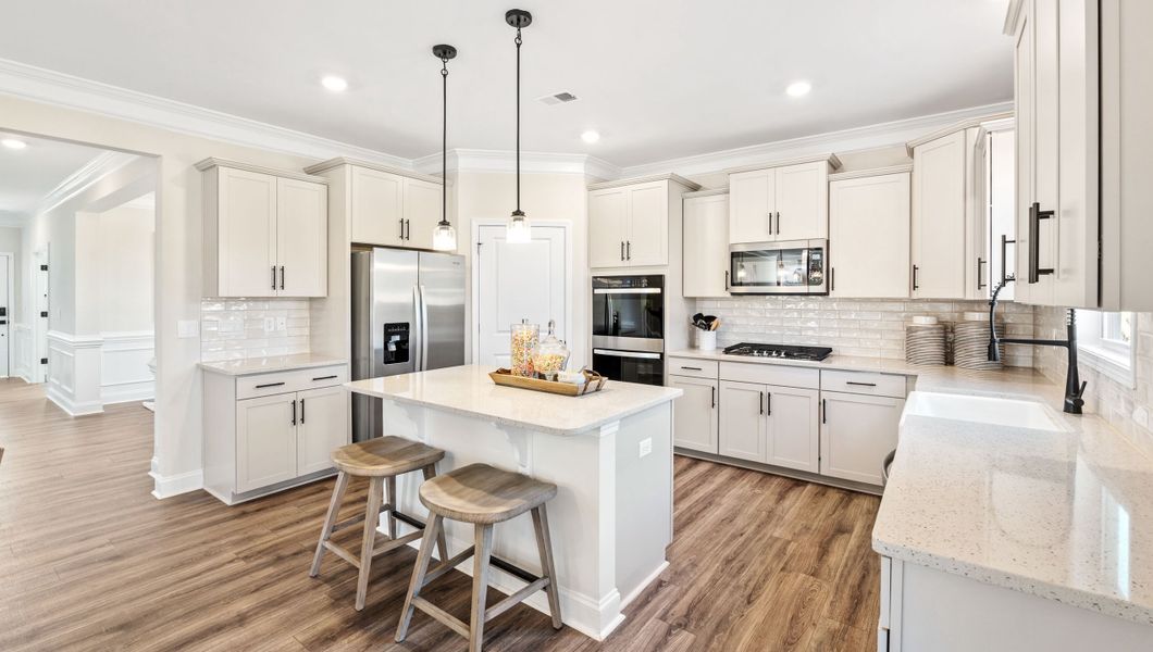Furnished interior view inside a new home in Campbell Ridge, Piedmont (Image 9).