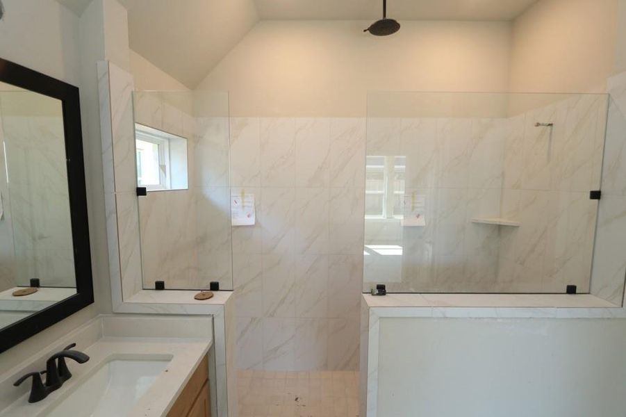 Furnished interior view inside a new home in Meridiana 55' Homesites, Manvel (Image 10).