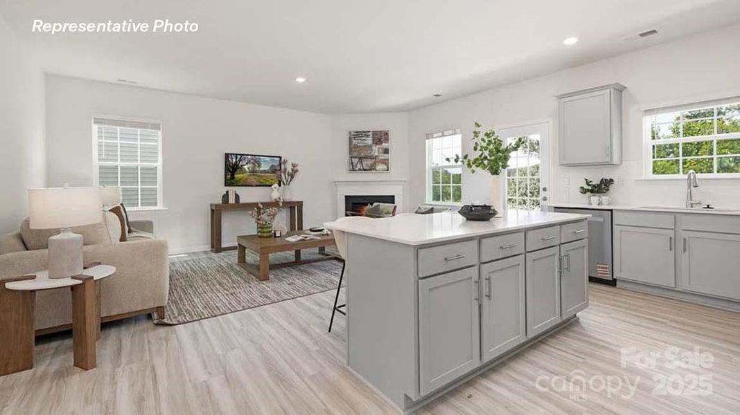 Furnished interior view inside a new home in Cline Village, Conover (Image 2).