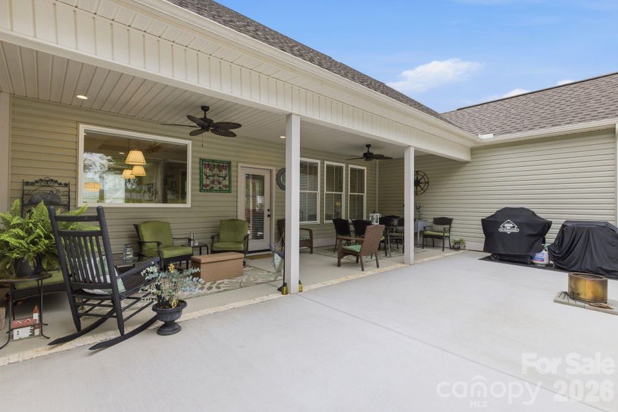 Exterior details and patio area of a home in , Lexington (Image 26).