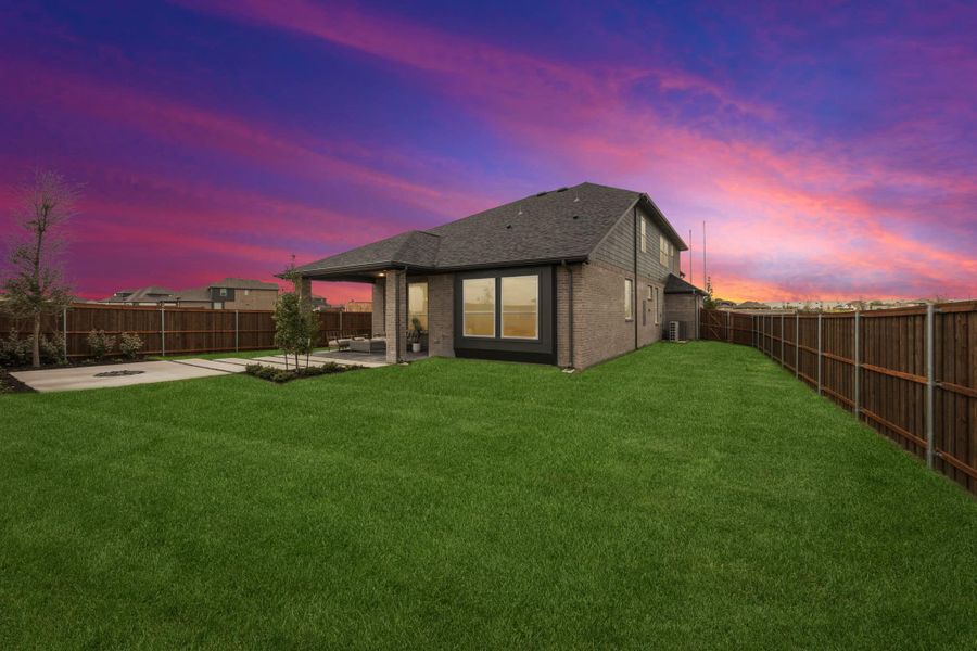 Representative exterior details of a home built from the Laramie – 50′ Lot by Chesmar Homes in Las Lomas, Forney (Image 3).