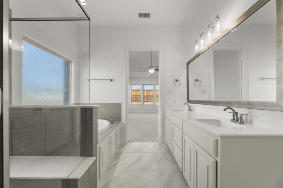 Representative furnished interior of a home built from the Del Rio by Windsor Homes in Anna Town Square, Anna (Image 12).