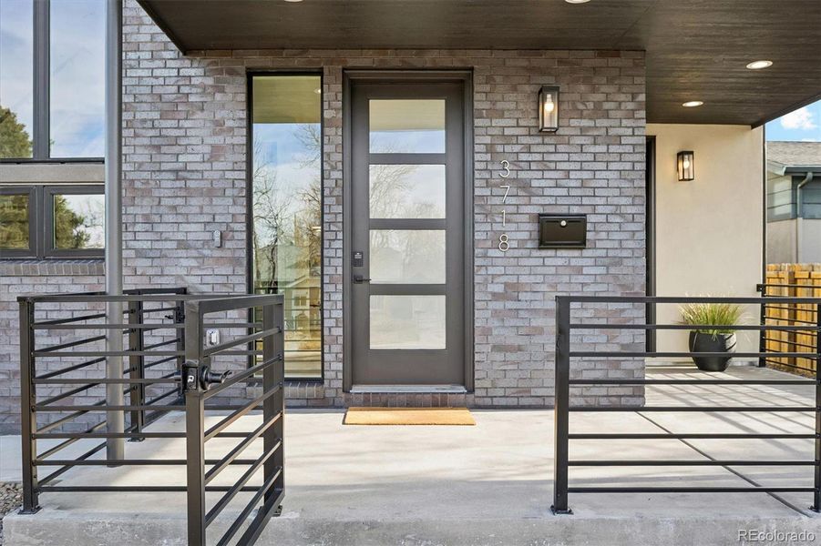 Exterior details and patio area of a home in , Denver (Image 3).