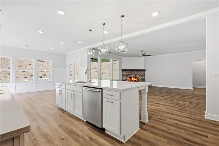 Furnished interior view inside a new home in Bradley Gin, Monroe (Image 41).