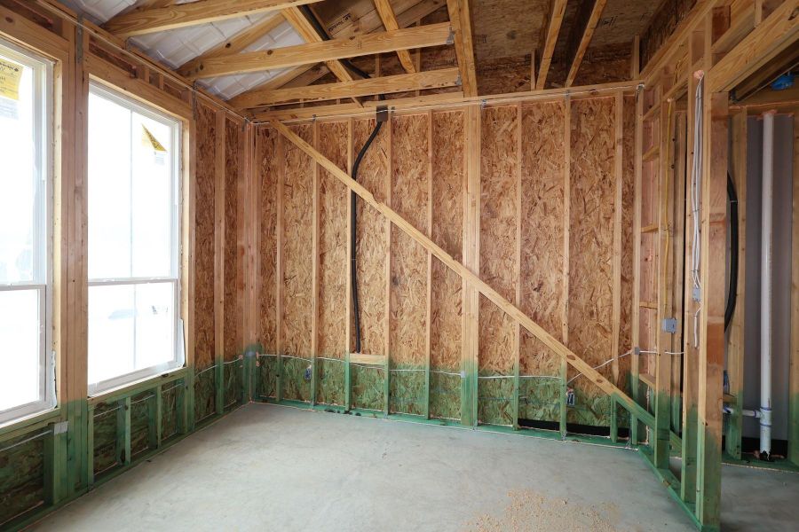 In-progress construction of a new home in Dunham Pointe, Cypress, TX (Image 9).