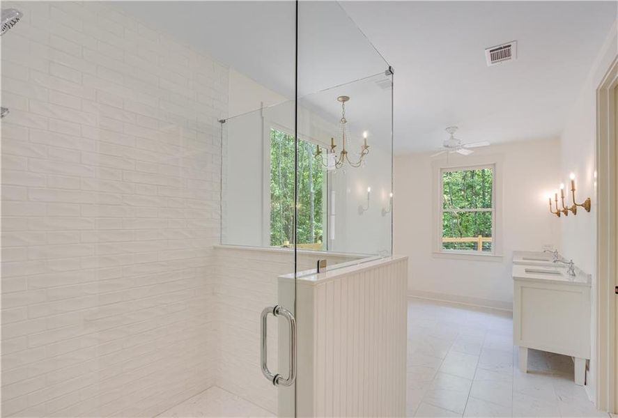 Furnished interior view inside a new home in , Cumming (Image 26).