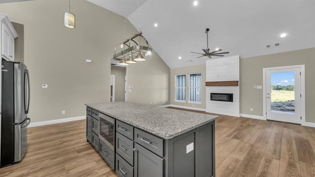 Furnished interior view inside a new home in Parallel Pastures, Poolville (Image 11).