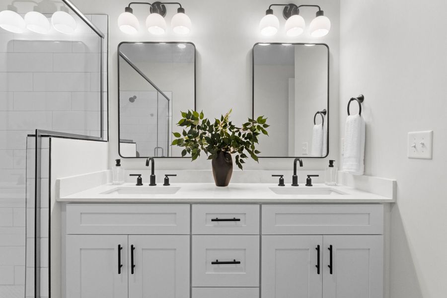 Furnished interior view inside a new home in Hartford Townhomes, Charlotte (Image 41).