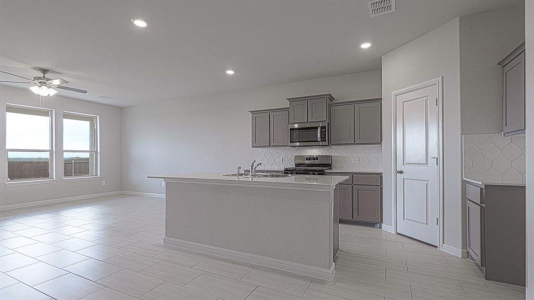 Furnished interior view inside a new home in Terra Trace, Fort Worth (Image 5).