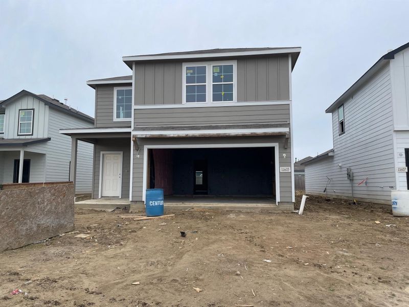 In-progress construction of a new home in Barrett Crossing, Crosby, TX (Image 19).