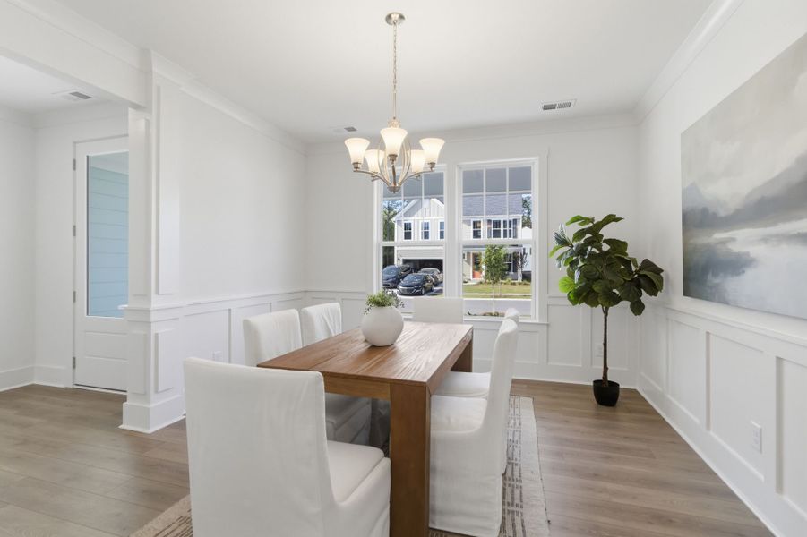 Furnished interior view inside a new home in Homecoming, Ravenel (Image 3).