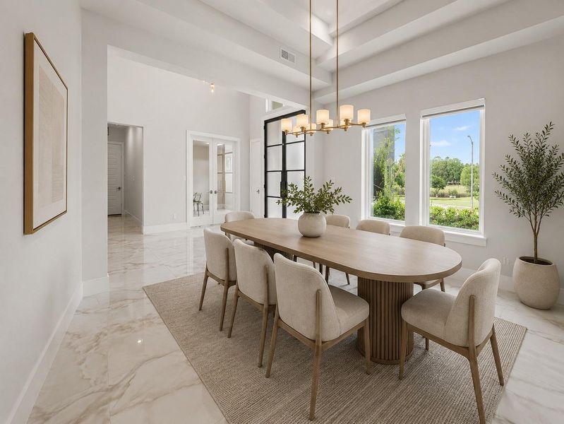 Furnished interior view inside a new home in Fulshear Run, Fulshear (Image 35). Furnished interior view inside a new home in Fulshear Run, Fulshear (Image 35).
