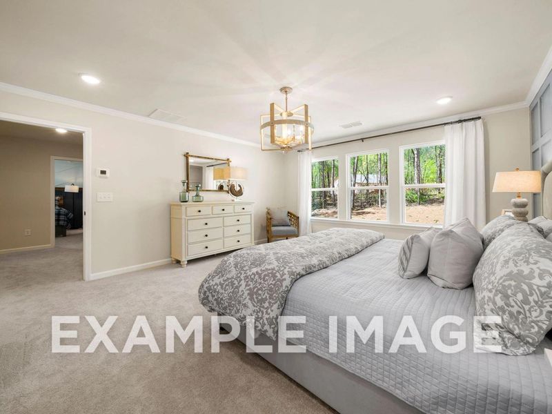 Representative furnished interior of a home built from the The Hickory B by Davidson Homes LLC in Melody Lakeside Estates, Buford (Image 32).