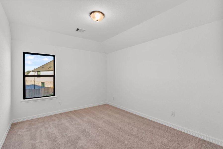 Fourth bedroom. Sample product photo. Actual exterior and interior selections may vary by homesite. Photo may be virtually staged. Fourth bedroom. Sample product photo. Actual exterior and interior selections may vary by homesite. Photo may be virtually staged.