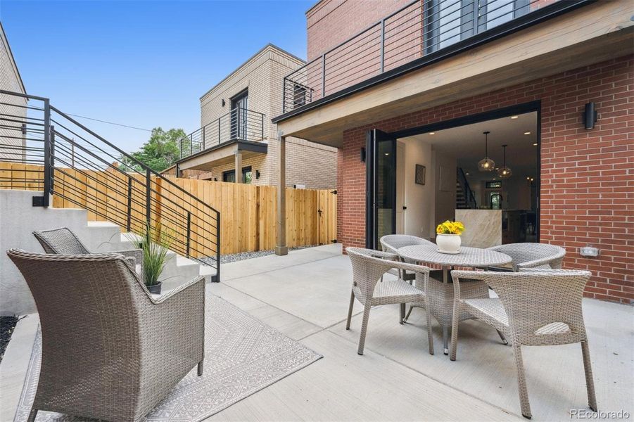 Exterior details and patio area of a home in , Denver (Image 28).