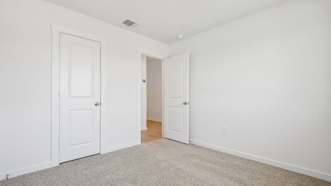 Spacious, unfurnished interior of a new home in Trails at Wildhorse, Austin (Image 33).