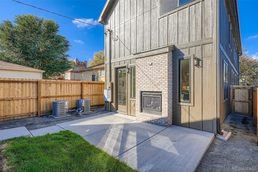 Exterior details and patio area of a home in , Denver (Image 2).