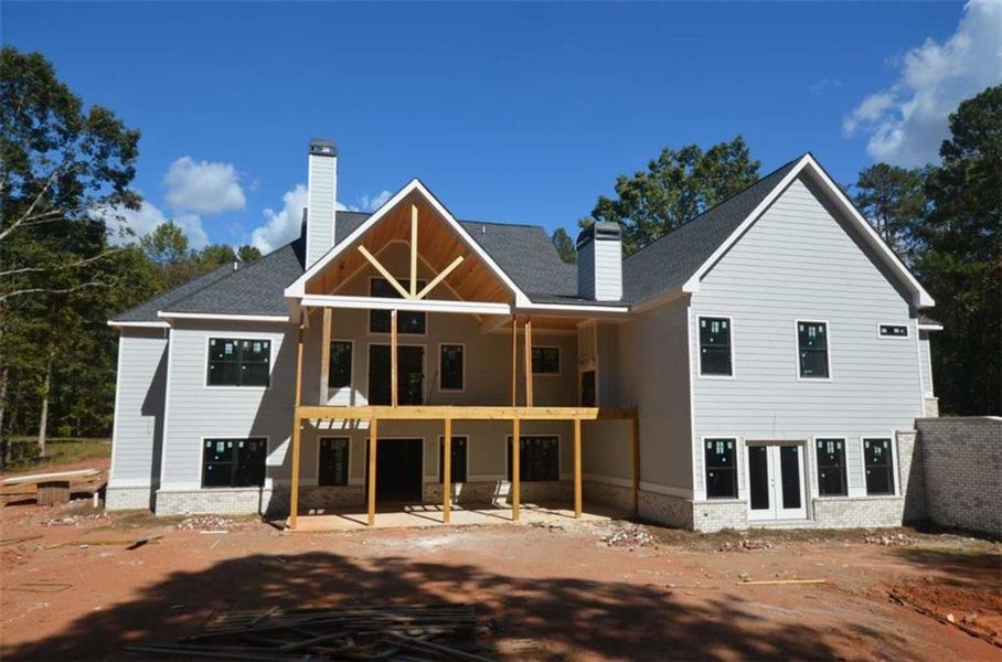 In-progress construction of a new home in , Bogart, GA (Image 22).