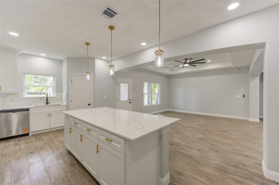 Furnished interior view inside a new home in , Woodbranch (Image 5).