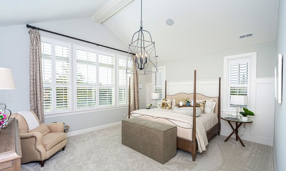 Representative furnished interior of a home built from the Marin by Classica Homes in McLean - Hunts Point, Belmont (Image 15).