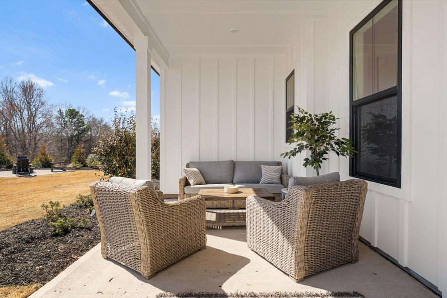 Exterior details and patio area of a home in Yellow House Landing, Charleston (Image 3). Exterior details and patio area of a home in Yellow House Landing, Charleston (Image 3).