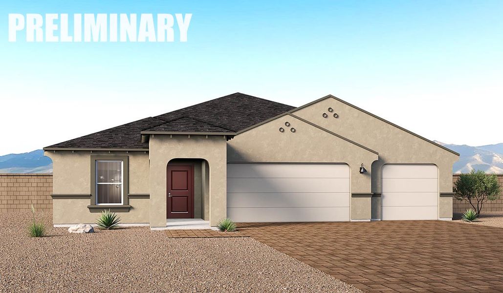 Representative exterior photo of a completed home built from the Garland - Traditions - A50G by D.R. Horton in Sycamore Vista, Vail, AZ (Image 2). Representative exterior photo of a completed home built from the Garland - Traditions - A50G by D.R. Horton in Sycamore Vista, Vail, AZ (Image 2).
