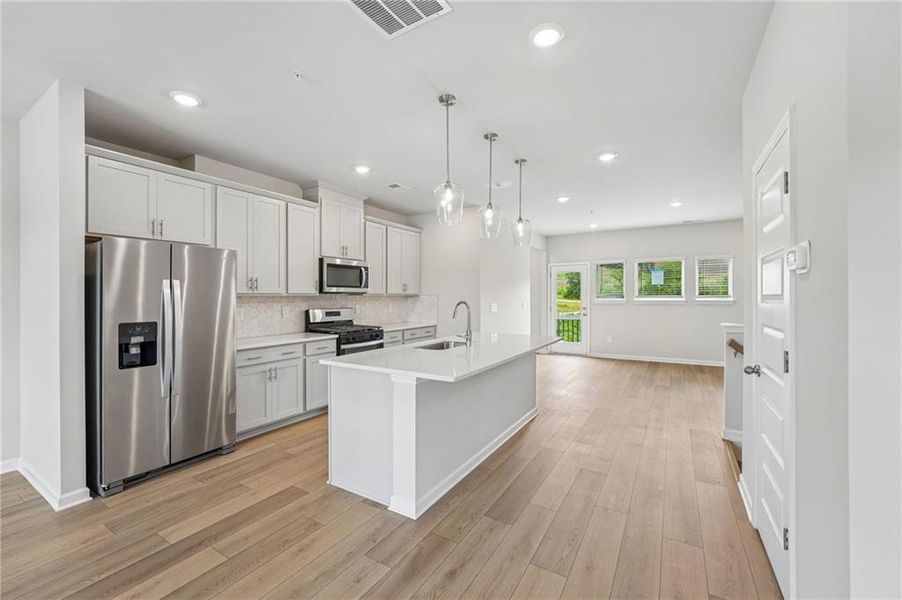 Furnished interior view inside a new home in Hemingway - Highland Series, Cumming (Image 14).