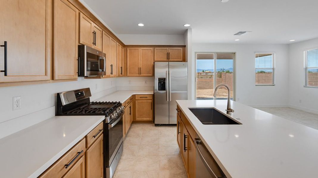 Furnished interior view inside a new home in Combs Ranch, San Tan Valley (Image 5).