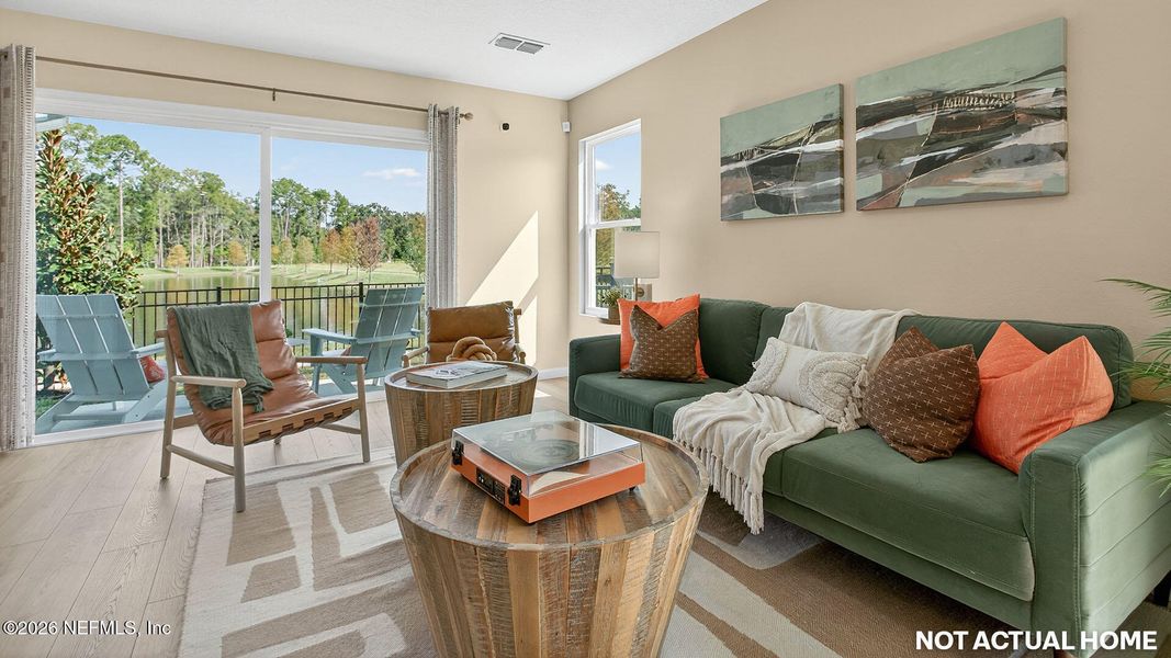 Furnished interior view inside a new home in Trout River, Jacksonville (Image 12).