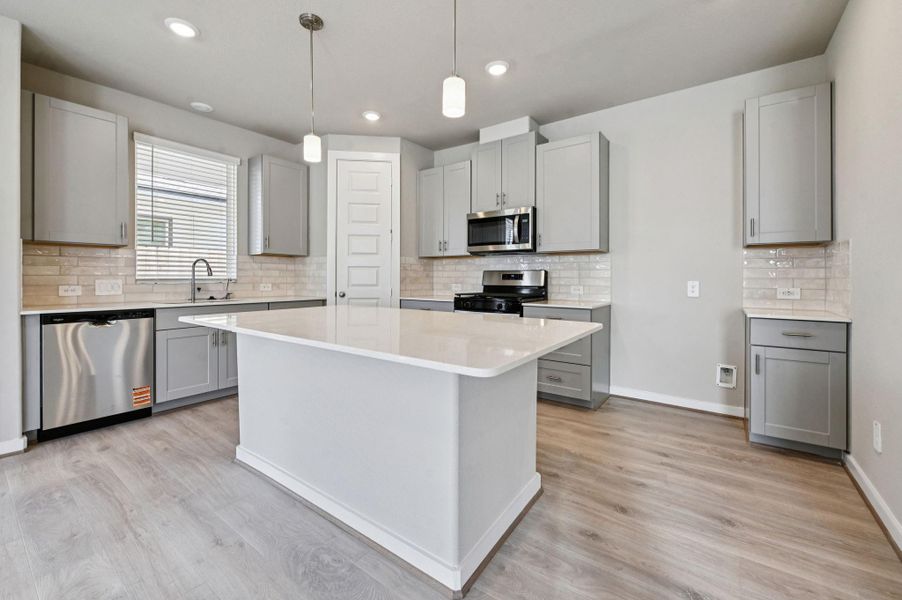 Photo is not of the actual home, but is an inspirational photo of builder’s model home and may depict options, furnishings, and/or decorator features that are not included