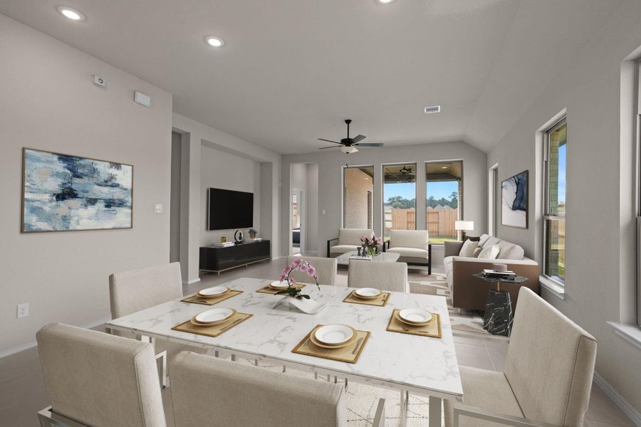 Furnished interior view inside a new home in Escondido, Magnolia (Image 13). Furnished interior view inside a new home in Escondido, Magnolia (Image 13).