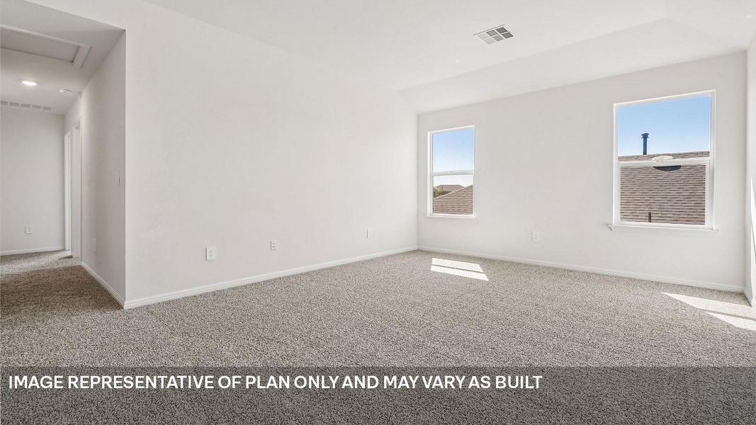 Spacious, unfurnished interior of a new home in Bar W Ranch, Leander (Image 34).