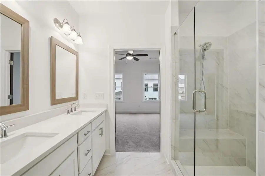 Furnished interior view inside a new home in Palisades Townhomes, Cumming (Image 6).