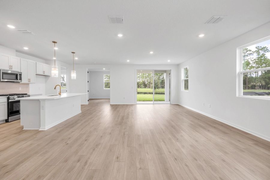 Spacious, unfurnished interior of a new home in Ardisia Park, New Smyrna Beach (Image 23). Spacious, unfurnished interior of a new home in Ardisia Park, New Smyrna Beach (Image 23).
