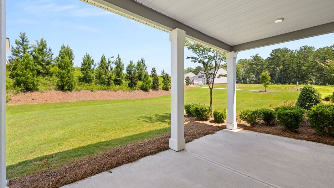 Representative exterior details of a home built from the Elle by D.R. Horton in Twin Lakes, Hoschton (Image 3).